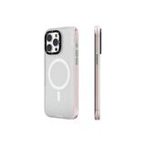 Youngkit iPhone 15 Pro Uyumlu Kılıf Magsafe ile Uyumlu Youngkit Jiansha Serisi Kapak Pembe