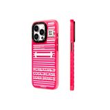 Youngkit iPhone 15 Pro Uyumlu Kılıf YoungKit Luggage FireFly Serisi Kapak Pembe