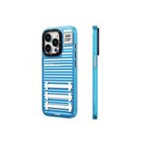 Youngkit iPhone 15 Pro Uyumlu Kılıf YoungKit Luggage FireFly Serisi Kapak Sierra Mavi