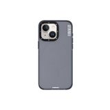 YoungKit iPhone 15 Uyumlu Kılıf Buzlu Mat Tasarım Youngkit Colored Sand Serisi Kapak Siyah