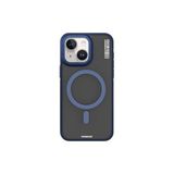 Youngkit iPhone 15 Uyumlu Kılıf Magsafe ile Uyumlu Youngkit Rock Sand Serisi Kapak Mavi