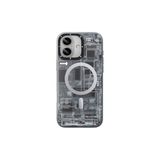 Youngkit iPhone 16 Plus Uyumlu Kılıf Magsafe ile Uyumlu YoungKit Technology Serisi Kapak Gri