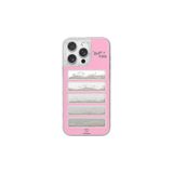 Youngkit iPhone 16 Pro Kılıf Aynalı ve Boncuklu Tasarım Youngkit Jump Serisi Kapak Pembe