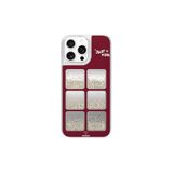 Youngkit iPhone 16 Pro Kılıf Aynalı ve Boncuklu Tasarım Youngkit Spirit Serisi Kapak Mürdüm
