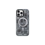 Youngkit iPhone 16 Pro Max Uyumlu Kılıf Magsafe ile Uyumlu YoungKit Technology Serisi Kapak Gri