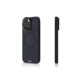 Youngkit iPhone 16 Pro Uyumlu Kılıf Magsafe ile Uyumlu Kamera Standlı Youngkit Bitty Cream Kapak Mavi