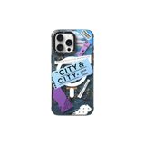 Youngkit iPhone 16 Pro Uyumlu Kılıf Magsafe ile Uyumlu Youngkit A-City Serisi Kapak Mavi