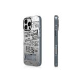 Youngkit iPhone 16 Pro Uyumlu Kılıf Magsafe ile Uyumlu Youngkit Literary Serisi Retro Magz Kapak Gri