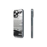 Youngkit iPhone 16 Pro Uyumlu Kılıf Magsafe ile Uyumlu Youngkit Literary Serisi Shakespeare Kapak Gri