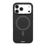 YOUNGKIT iPhone 17 Pro ile uyumlu Kılıf M-Safe Özellikli Kamera Standlı Youngkit Gel Cream Serisi Kapak Siyah