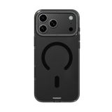 YOUNGKIT iPhone 17 Pro Max ile uyumlu Kılıf M-safe Özellikli Şeffaf Youngkit Crystal Shield Serisi Kapak Siyah