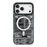 YOUNGKIT iPhone 17 Pro Max ile uyumlu Kılıf M-safeli Kamera Denetim Butonlu Youngkit Technology Seri Kapak Siyah