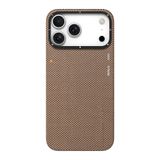 Youngkit İphone 17 Pro Max Kılıf M-Safeli Aramid Fiber Youngkit 1500D Kevlar Extreme Wing Seri Titanyum-Gold