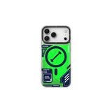 Youngkit İphone 17 Pro Uyumlu Kılıf M-Safeli Parlak Kumlu Sıvılı Tasarımlı Galaxy Fantasy Serisi Kapak Yeşil