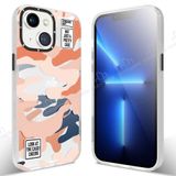 YoungKit Kamuflaj iPhone 13 Kırmızı Silikon Kılıf