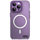 Youngkit Ll005 Coloured Glaze iPhone 14 Pro Max Mor Sert Silikon Kılıf