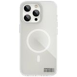 Youngkit Ll008 Coloured Glaze iPhone 14 Pro Beyaz Sert Silikon Kılıf