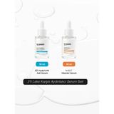 Youno Care 2'li Leke Karşıtı Aydınlatıcı Serum Seti | %10 C Vitamini + 8d Hyaluronik Asit Serum
