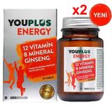 YouPlus Energy 12 Vitamin 8 Mineral Ginseng 2x30 Tablet