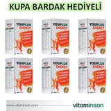 Youplus Energy Vitamin ve Mineral Kompleksi 30 Tablet- 6 Adet – Kupa Bardak Hediyeli