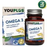 Youplus Omega 3 30+30 Kapsül - Ikincisi %50 Indirimli 3 Set (Toplam 6 Adet)