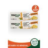 Youplus Pro Vitamin C D Çinko Propolis 15 Efervesan Tablet 2 Adet PARKFARMA881229