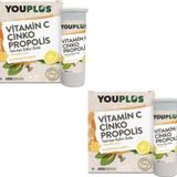 Youplus Vitamin C, Çinko, Propolis Efervesan Tablet 2 Adet