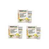 Youplus Vitamin C. Çinko. Propolis Efervesan Tablet Takviye Edici