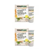 Youplus You plus Vitamin C Çinko Propolis Effervesan 20 Tablet | 2 Adet