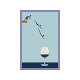 Your Friends İn A Glass Arkadaşa Özel Komik Hediye Not Kartı & Kartpostal 10X15 Cm