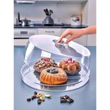 Yourhome Şeffaf Sunum Fanusu | Büyük Boy Kek ve Tatlı Servisi Maxi Kek Fanusu 34 cm