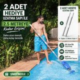 Yousky - Yeni Şarjlı Havuz El Süpürgesi - İlave 2 Sap Hediyeli