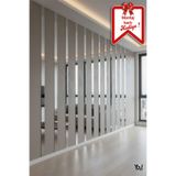 Youstore Şerit Gümüş Ayna Yapışkanlı Pleksi 5 ADET 2.5X100 Cm