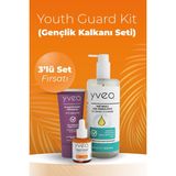 Youth Guard 3 Lü Set – Anti Aging Jel, Yüz Temizleme Yağı, C Vitamini