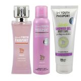 Youth Passport Secret For Women Gift Set Edp 75 Ml + Deodorant 150 Ml + Shower Gel 200 Ml