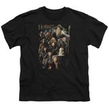 Youth: The Hobbit: An Unexpected Journey - Somber Company Kids T-Shirt Size YS, black, Small