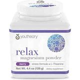 Youtheory Relax Magnesium Powder-Orijinal Usa Magnezyum Tozu Berry Flavour 126 gr 21 Porsiyon - relaxmagnesium