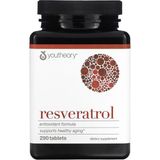 Youtheory Resveratrol Advanced Antioxidant Formula - Premium Super-Fruit Blend 290 Tablets - Aromasız