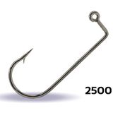 Youvella 2500 Jig Head İğnesi Delikli Uzun 100'lü Kutu Nikel