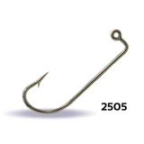 Youvella 2505 Jig Head İğnesi Dövme Delikli Uzun 100Lü Kutu Nikel Standart 1-0