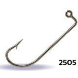 Youvella 2505 Jig Head İğnesi Dövme Delikli Uzun 100lü Kutu Nikel