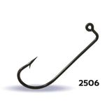 Youvella 2506 Jig Head İğnesi Dövme Delikli Uzun 100Lü Kutu Black Nikel Standart 1-0