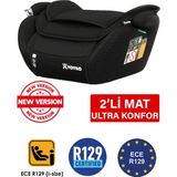 Yoyko 15-36 kg Oto Koltuğu Yükseltici I-Size Premium Booster Siyah ISOFIX YOKTUR