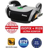 Yoyko Isofix Bağlantılı Oto Koltuğu Yükseltici Booster 15-36 kg Gri Kumaş Malzeme ile Ultra Konfor