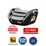 Yoyko Make A Difference Yoyko 15-36 Kg Oto Koltuğu Yükseltici i-Size Premium Booster Gri