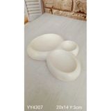 YOYOMOLD YY4307 OVAL ÇEREZLİK FORMUNDA DEKORATİF OBJE SİLİKON KALIP