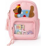 Yoyoso Keçe Köpek Yavrusu Çocuk Sırt Çantası - Pembe - Pembe