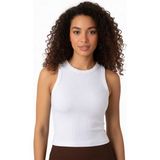 Ypc Kadın Pamuklu Kaşkorse Sıfır Kol Atlet BODY(1615) - Beyaz - L - XL