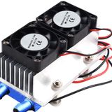 Yrhrol 144W yarı iletken soğutma soğutucu kiti DIY Peltier soğutucu 12V TEC1-12706 Peltier soğutucu modülü kiti termoelektrik soğutucu Peltier soğutma sistemi DIY araba elektronik buzdolabı için