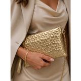 Yş Collection Yıldızlı Star Clutch Çanta - Altın - Gold